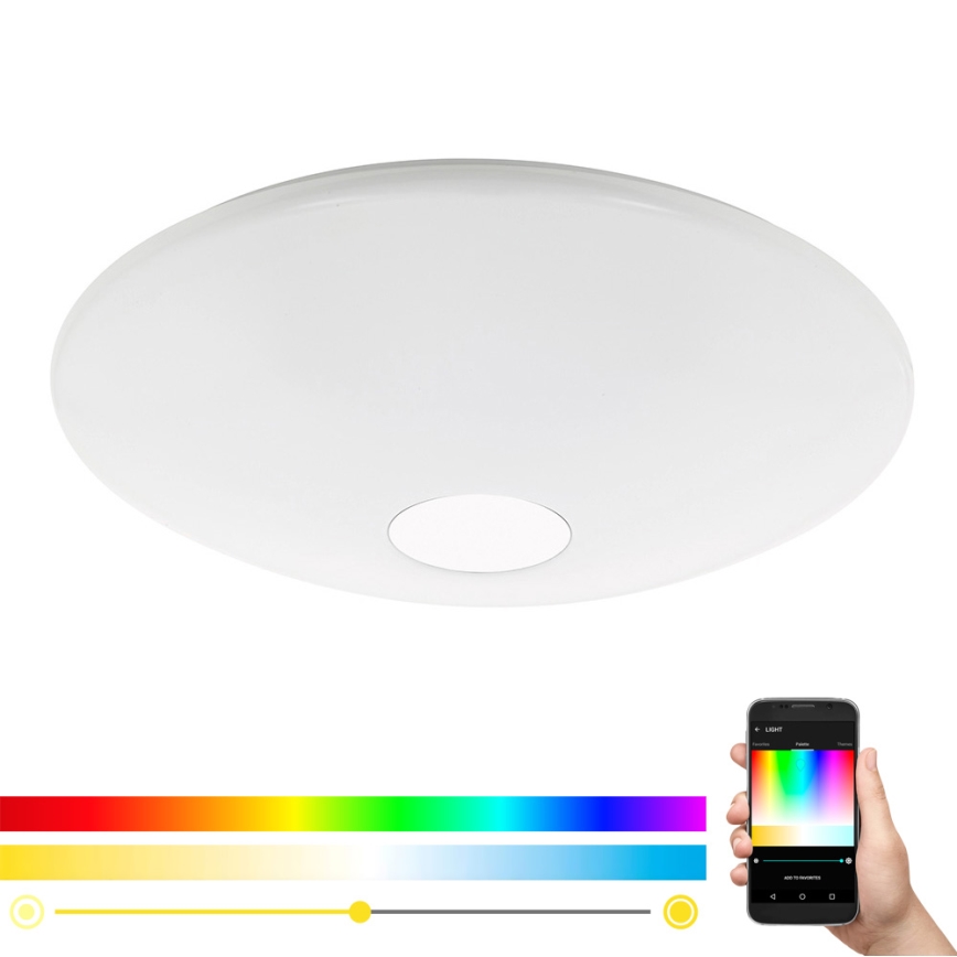 Eglo 97918 - Plafón LED RGB regulable TOTARI-C LED/34W/230V + control remoto