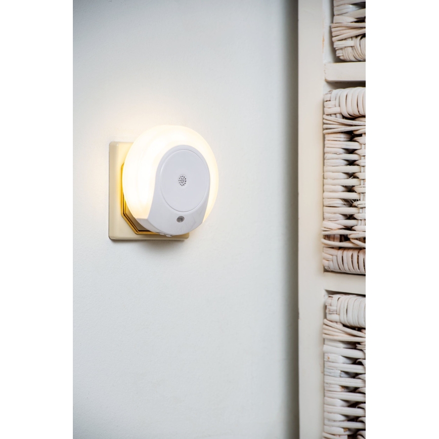 Eglo - Lámpara LED nocturna con sensor 2xLED/0,4W/230V 3000K
