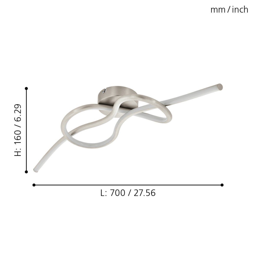 Eglo - LED Lámpara de techo LED/13W/230V