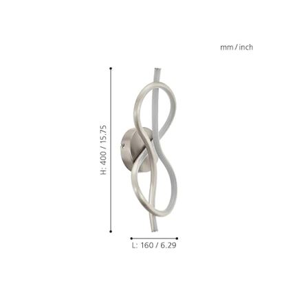 Eglo - LED Aplique LED/10W/230V