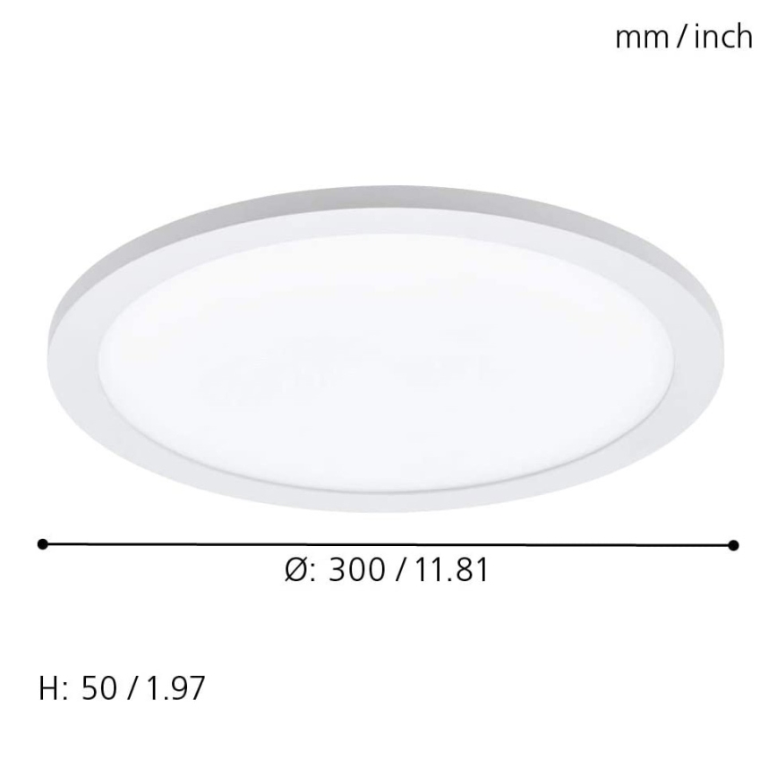 Eglo - Plafón LED RGBW SARSINA-C LED/16W/230V + mando a distancia