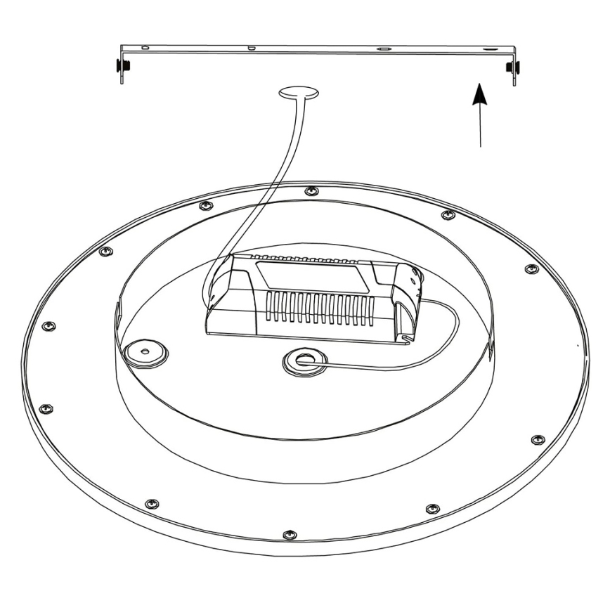 Eglo - Plafón LED RGBW SARSINA-C LED/16W/230V + mando a distancia