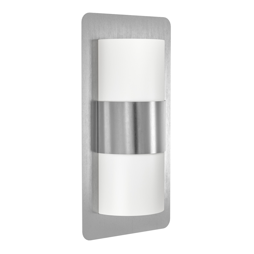 Eglo - Lámpara de exterior 2xE27/10W/230V IP4cromo mate