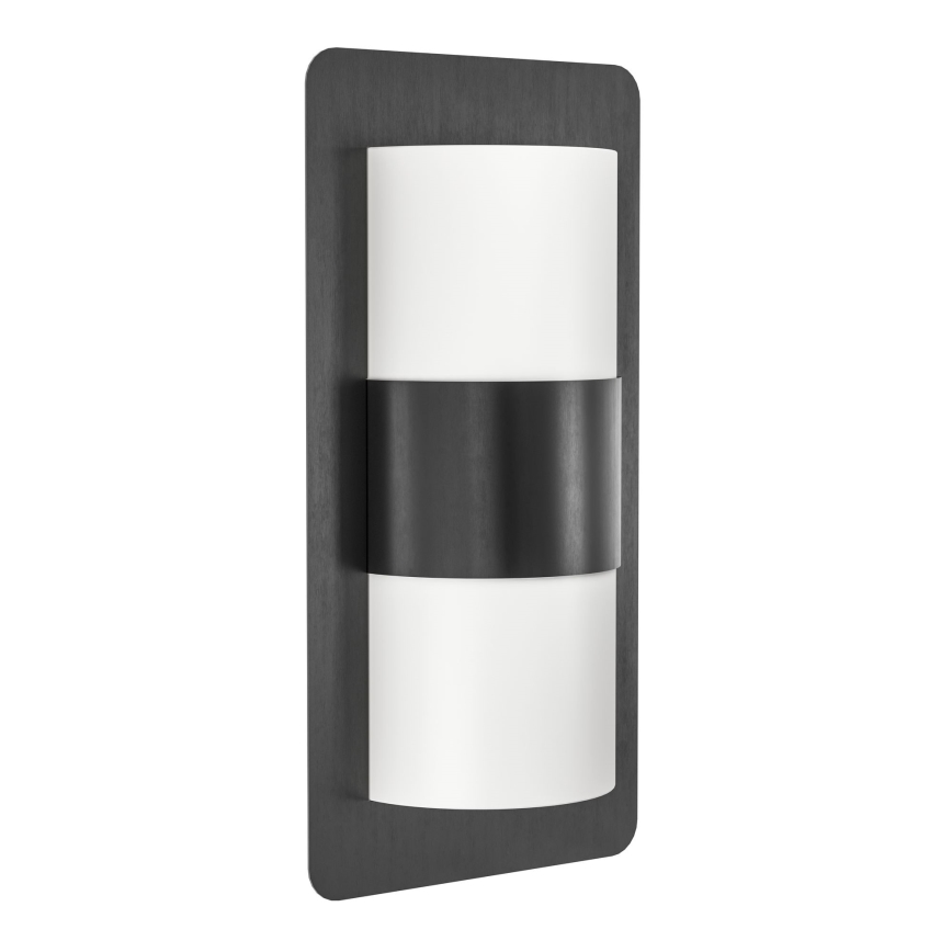 Eglo 98086 - Aplique de exterior CISTIERNA 2xE27/10W/230V IP44 negro