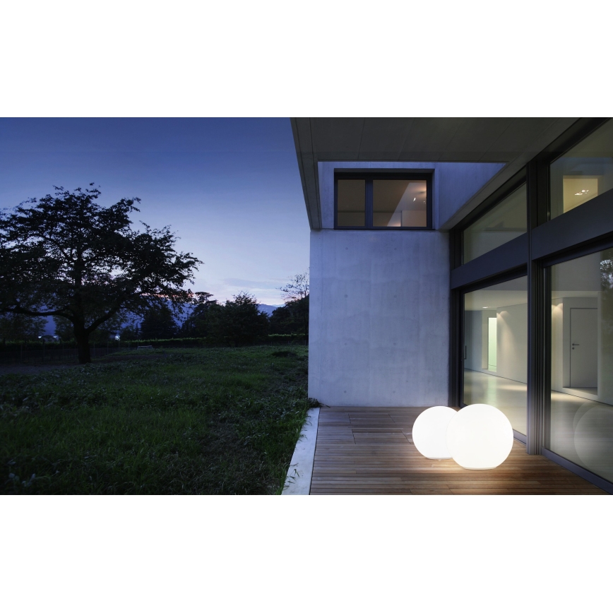 Eglo - Lámpara de pie de exterior 1xE27/40W/230V IP65 ø600