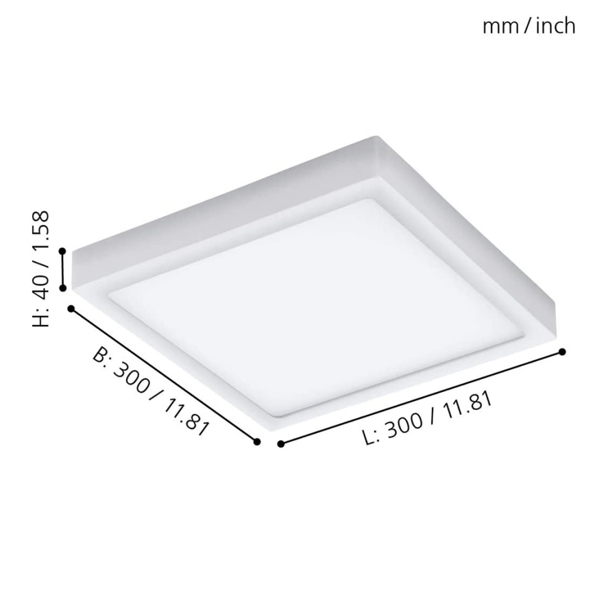 Eglo - Lámpara de exterior regulable ARGOLIS-C LED/22W/230V Bluetooth IP44