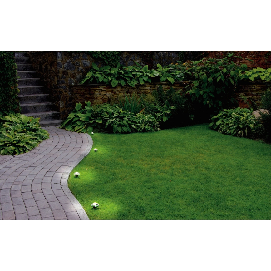 Eglo - Cadena decorativa LED para exteriores 9xLED 10m IP65 blanco cálido