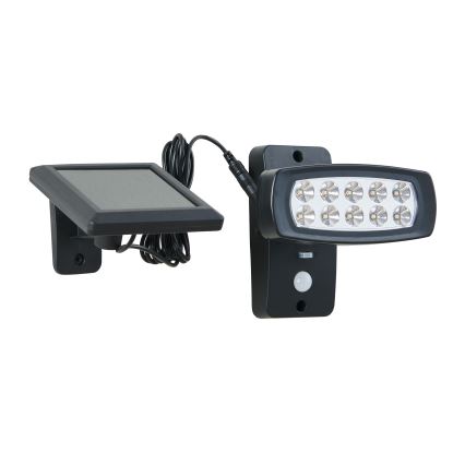 Eglo - Aplique LED solar con sensor LED/1,2V 600 mAh IP44
