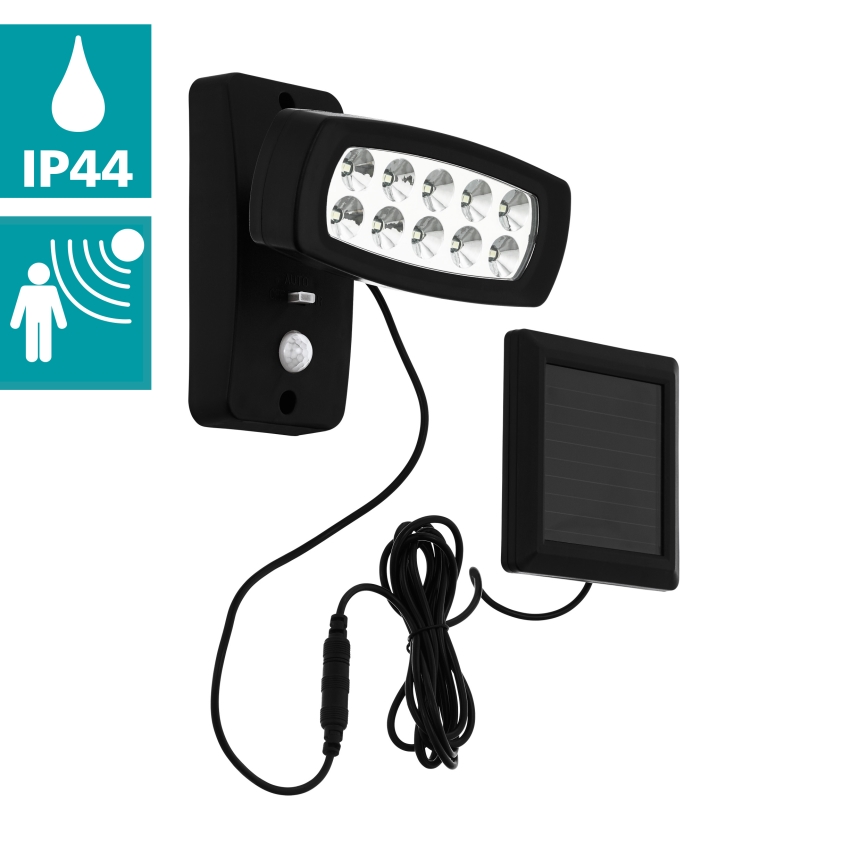 Eglo - Aplique LED solar con sensor LED/1,2V 600 mAh IP44