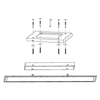 Eglo - LED Panel regulable LED/30W/230V + control remoto