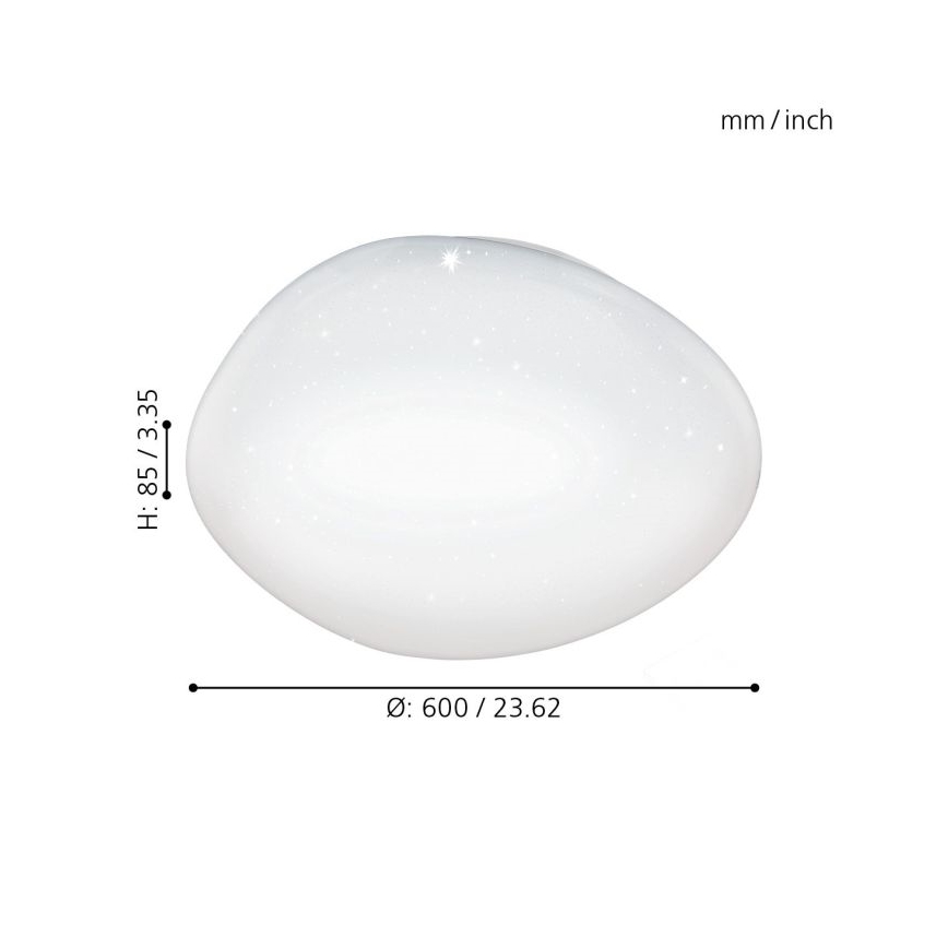 Eglo - LED Plafón regulable LED/36W/230V + control remoto