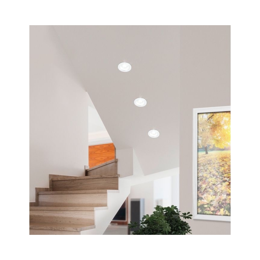 Eglo - Lámpara empotrada LED para baños LED/6W/230V IP44