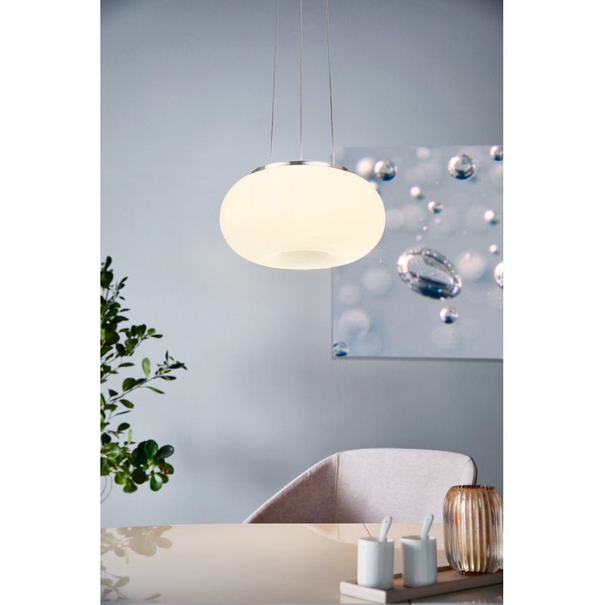 Eglo - LED RGB Lámpara colgante regulable OPTICA-C LED/21W/230V diá. 37,5 cm