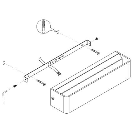 Eglo - Aplique LED LED/12W/230V