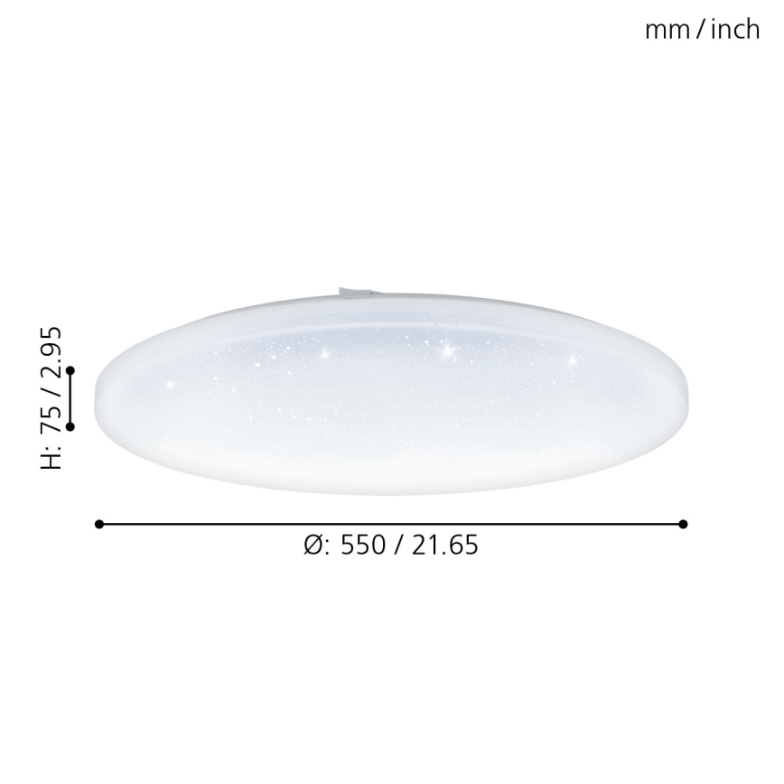 Eglo - LED Plafón LED/49,5W/230V