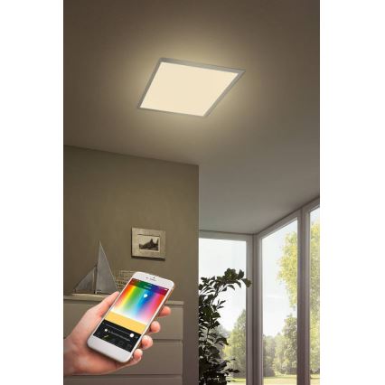 Eglo - Plafón LED RGB regulable TURCONA-C LED/20W/230V + control remoto