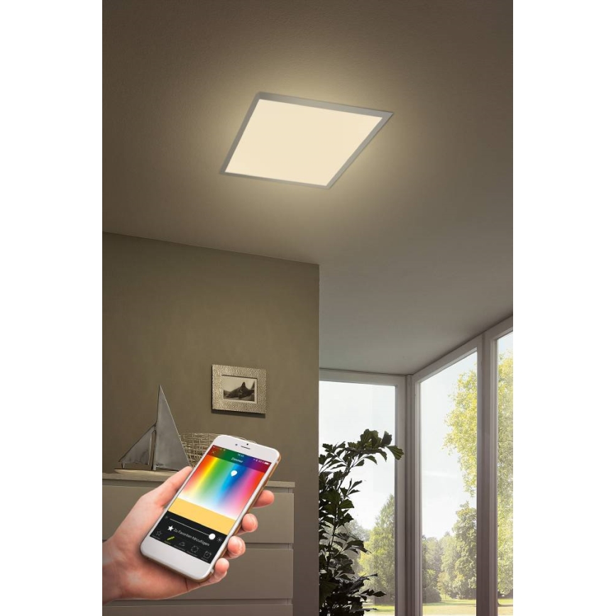 Eglo - Plafón LED RGB regulable TURCONA-C LED/20W/230V + control remoto