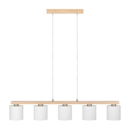 Eglo - Lámpara colgante 5xE27/28W/230V