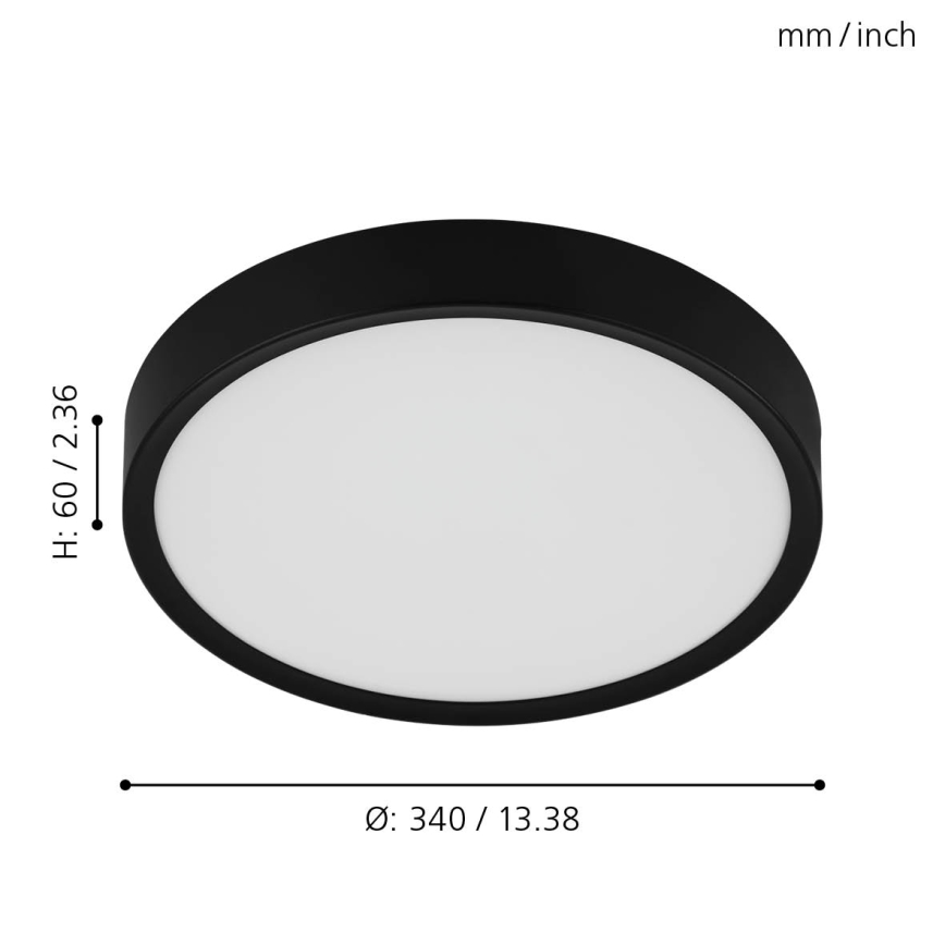 Eglo - Plafón LED LED/16,8W/230V