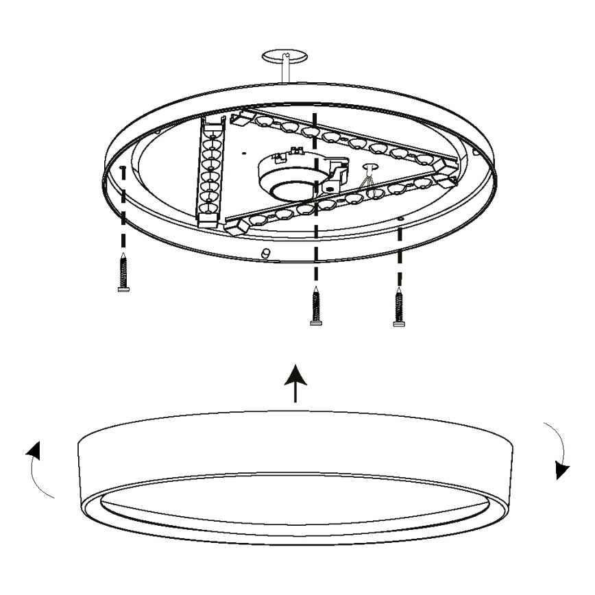 Eglo - Plafón LED LED/16,8W/230V