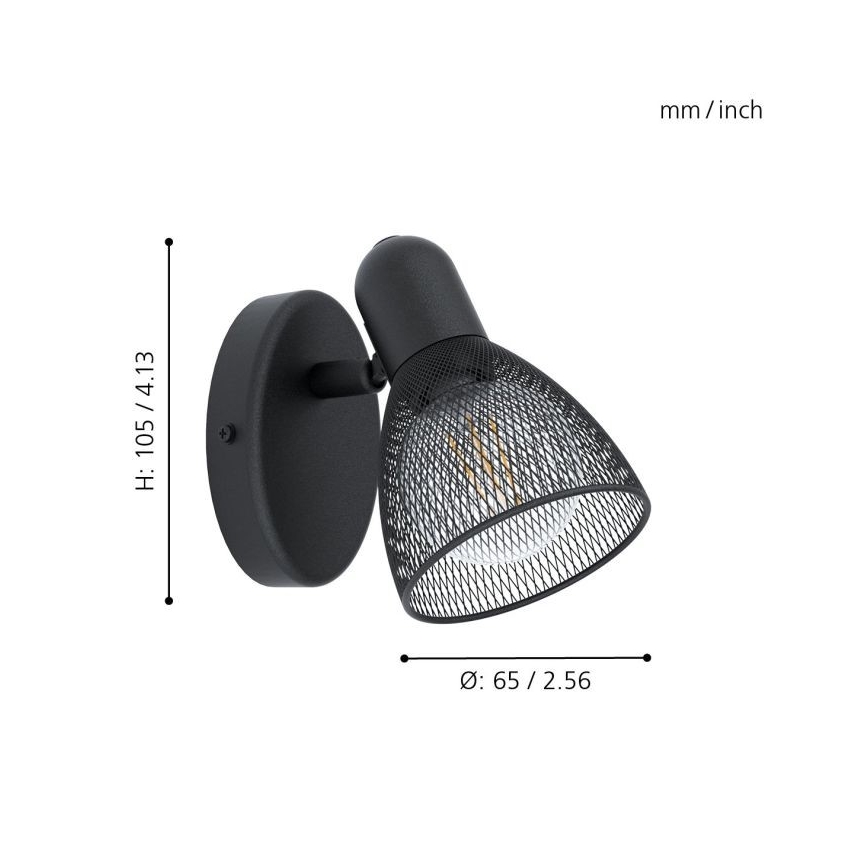 Eglo - Foco de pared 1xE14/28W/230V
