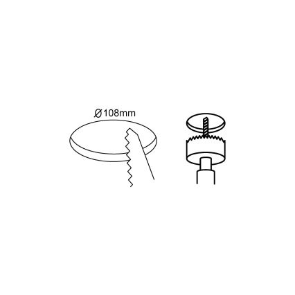 Eglo 98631 - SET 3x Lámpara empotrable LED FUEVA 3xLED/5W/230V