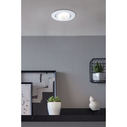 Eglo - Lámpara empotrada LED 1xGU10/5W/230V