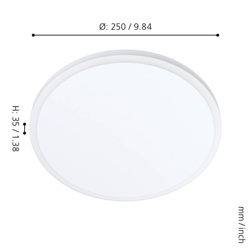 Eglo - Plafón LED LED/11,4W/230V