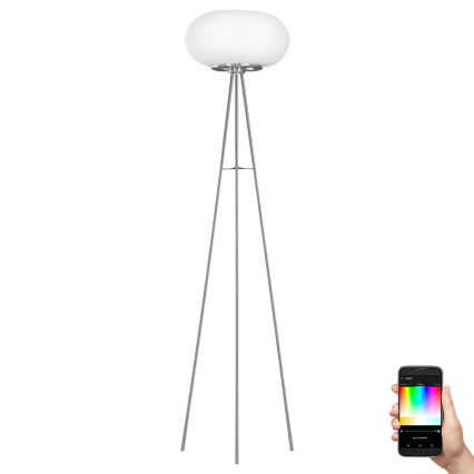 Eglo - Lámpara de pie LED RGB regulable OPTICA-C LED/17W/230V diá. 56 cm