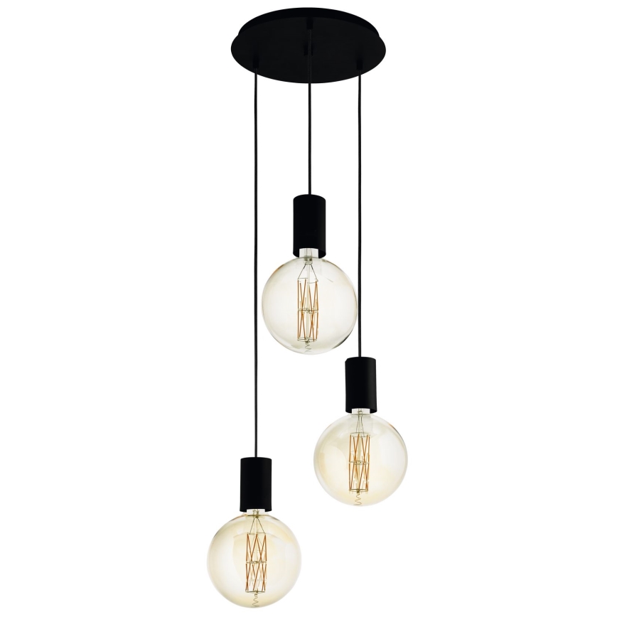 Eglo - Lámpara colgante 3xE27/40W/230V