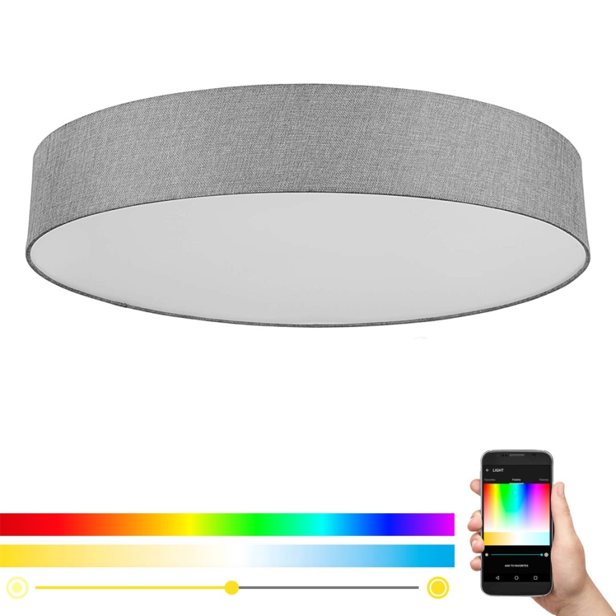 Eglo - Plafón LED RGB regulable ROMAO-C LED/42W/230V + CR
