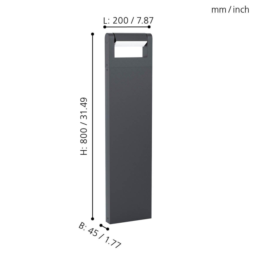 Eglo - Lámpara LED de exterior LED/4,8W/230V IP44