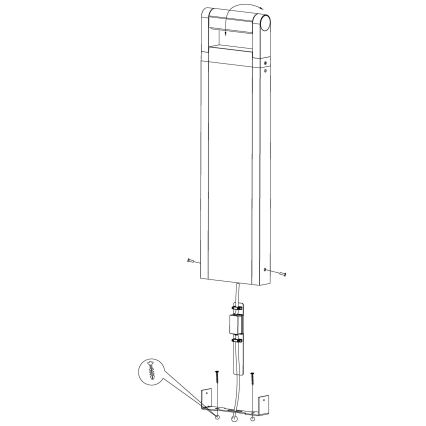 Eglo - Lámpara LED de exterior LED/4,8W/230V IP44