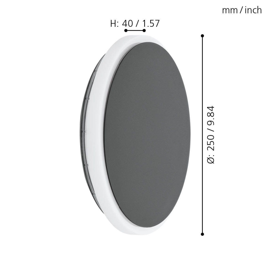 Eglo - Aplique LED para exterior LED/11,5W/230V IP44