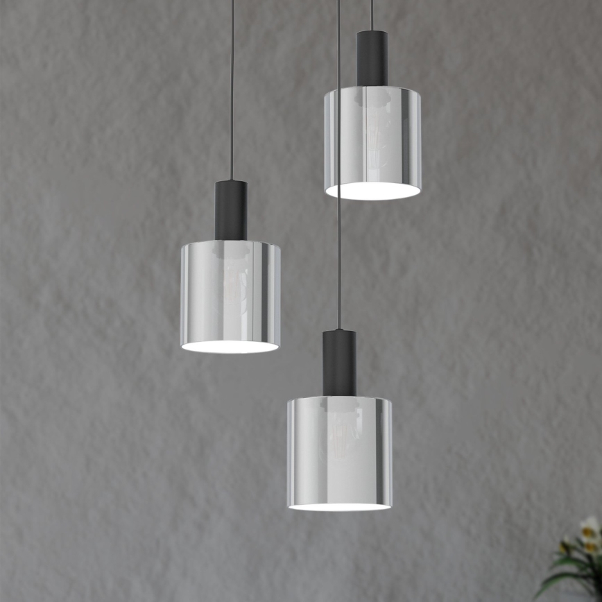 Eglo - Lámpara colgante 3xE27/40W/230V