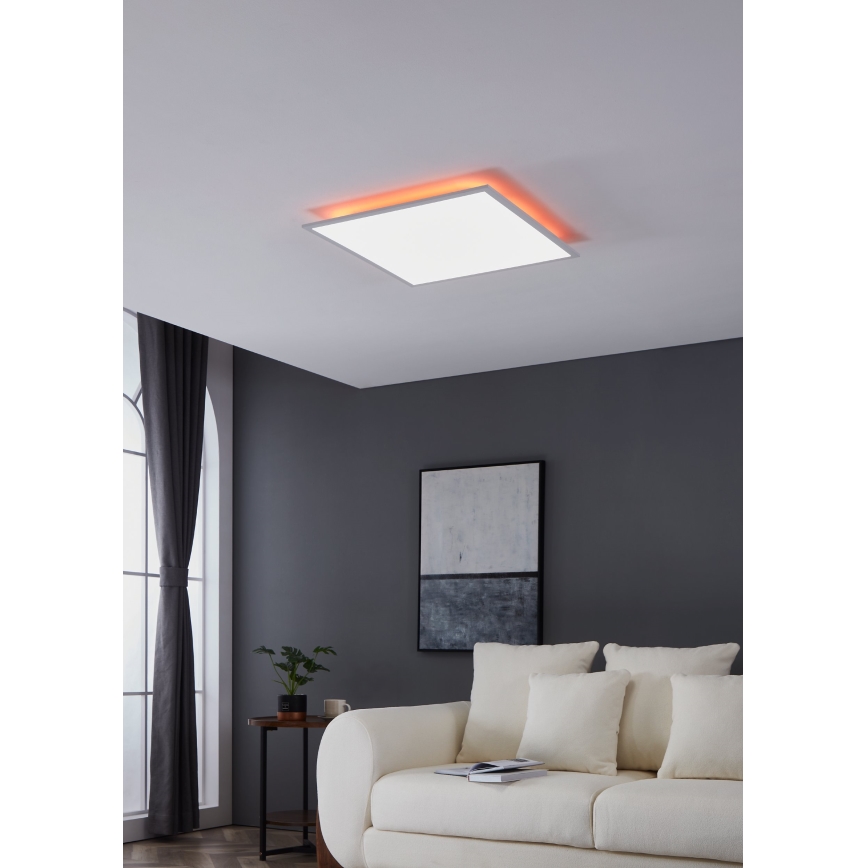 Eglo - Plafón regulable RGBW LED/32,5W/230V 2700-6500K 60x60 cm + control remoto