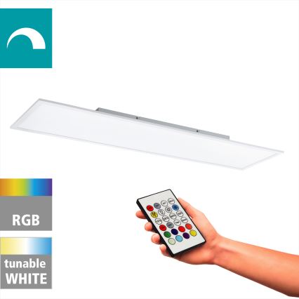 Eglo - Plafón regulable RGBW LED/32,5W/230V 2700-6500K 120x30 cm + control remoto