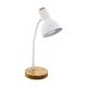 Eglo - Lámpara de mesa 1xE27/40W/230V blanco