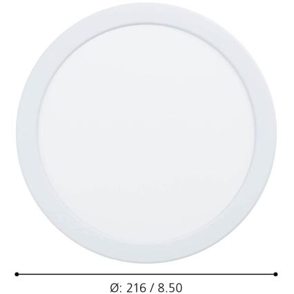 Eglo - Lámpara de baño LED regulable LED/16,5W/230V IP44 ZigBee