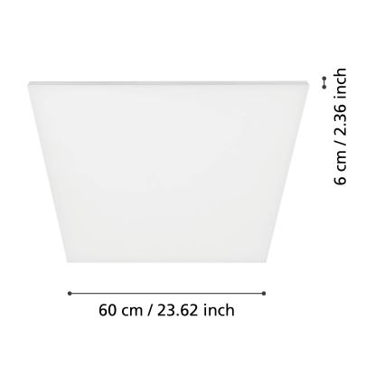 Eglo - Plafón LED LED/33W/230V