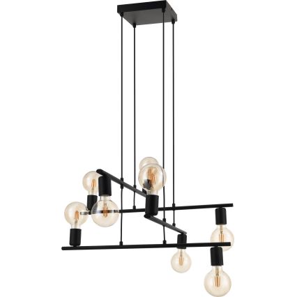 Eglo - Lámpara colgante 8xE27/40W/230V