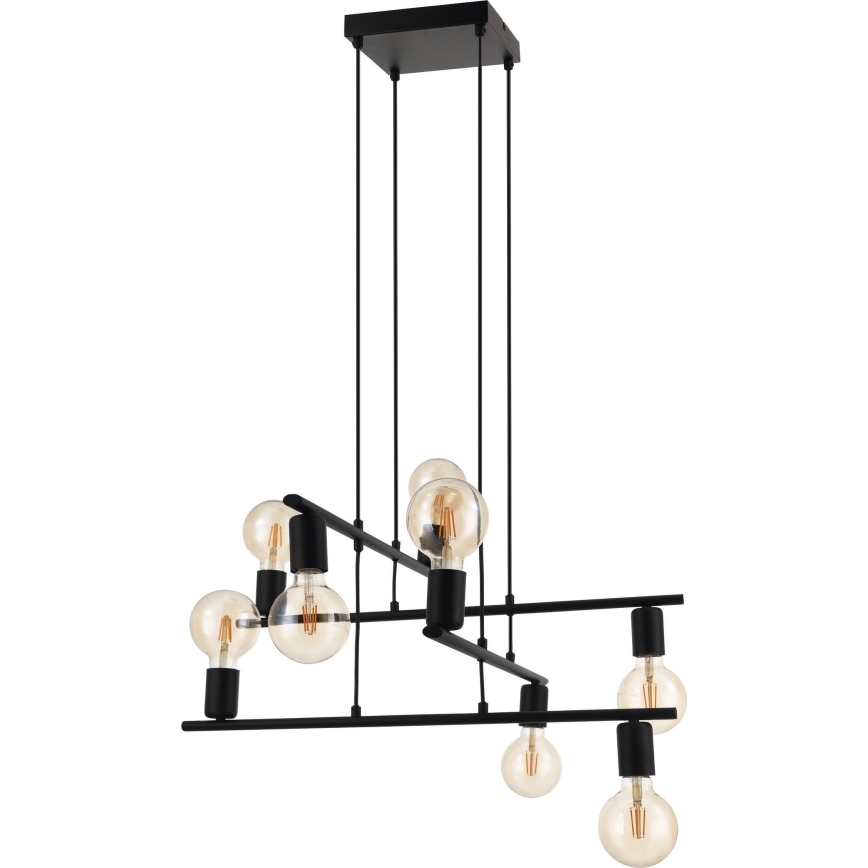 Eglo - Lámpara colgante 8xE27/40W/230V