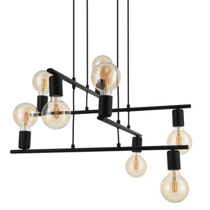 Eglo - Lámpara colgante 8xE27/40W/230V