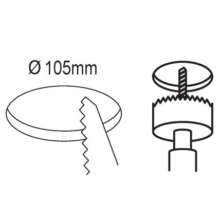 Eglo - Lámpara empotrable LED regulable LED/5,5W/230V