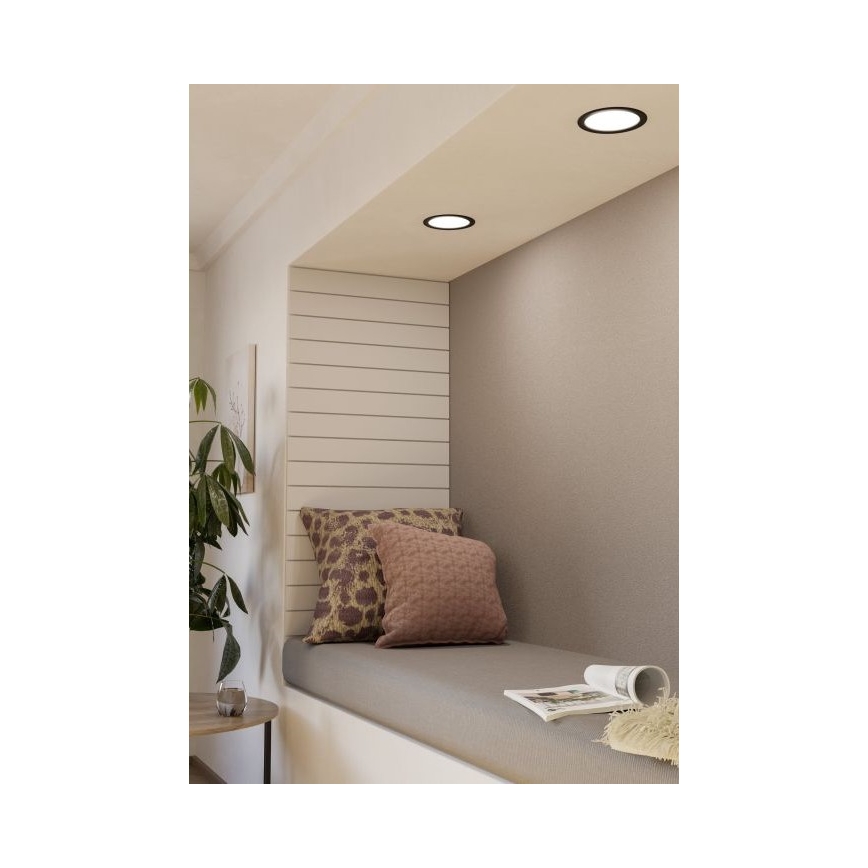 Eglo - Lámpara empotrada LED para baños LED/10,5W/230V IP44