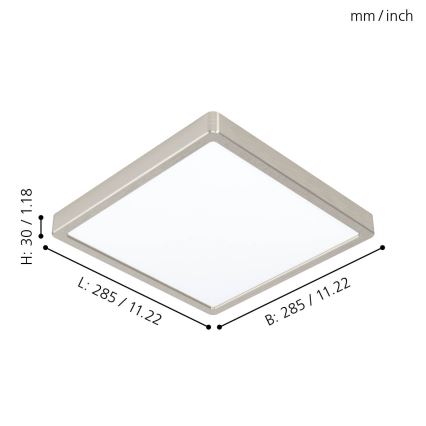 Eglo - Plafón LED LED/20W/230V