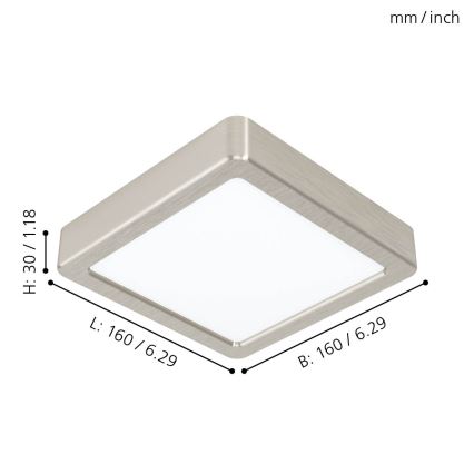 Eglo - Plafón LED LED/10,5W/230V