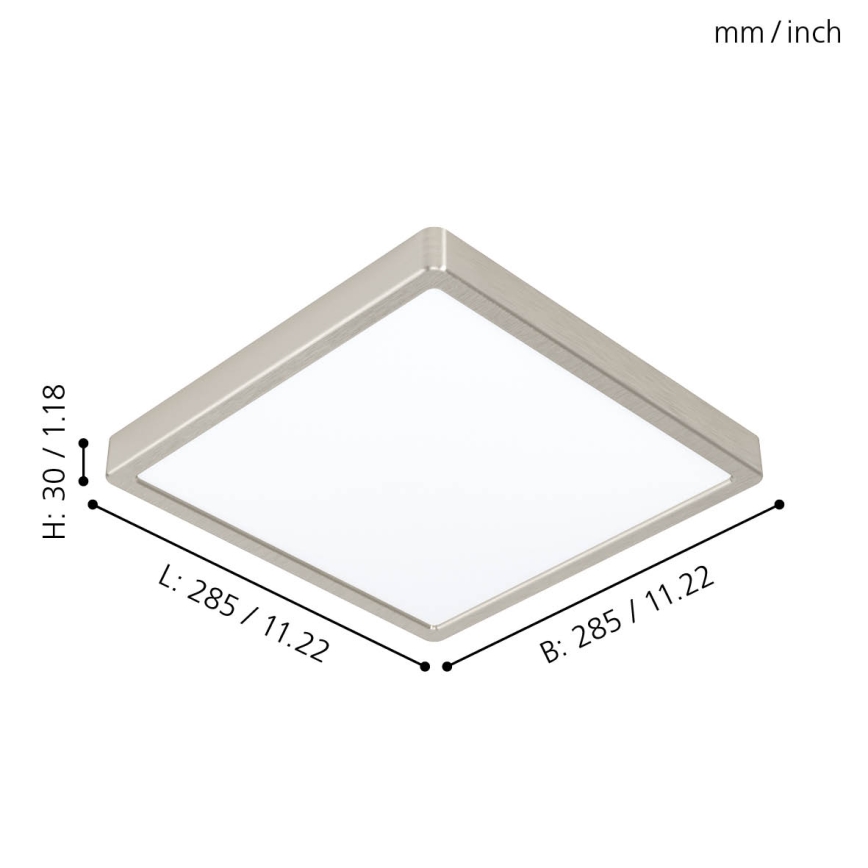 Eglo - Plafón LED LED/20W/230V