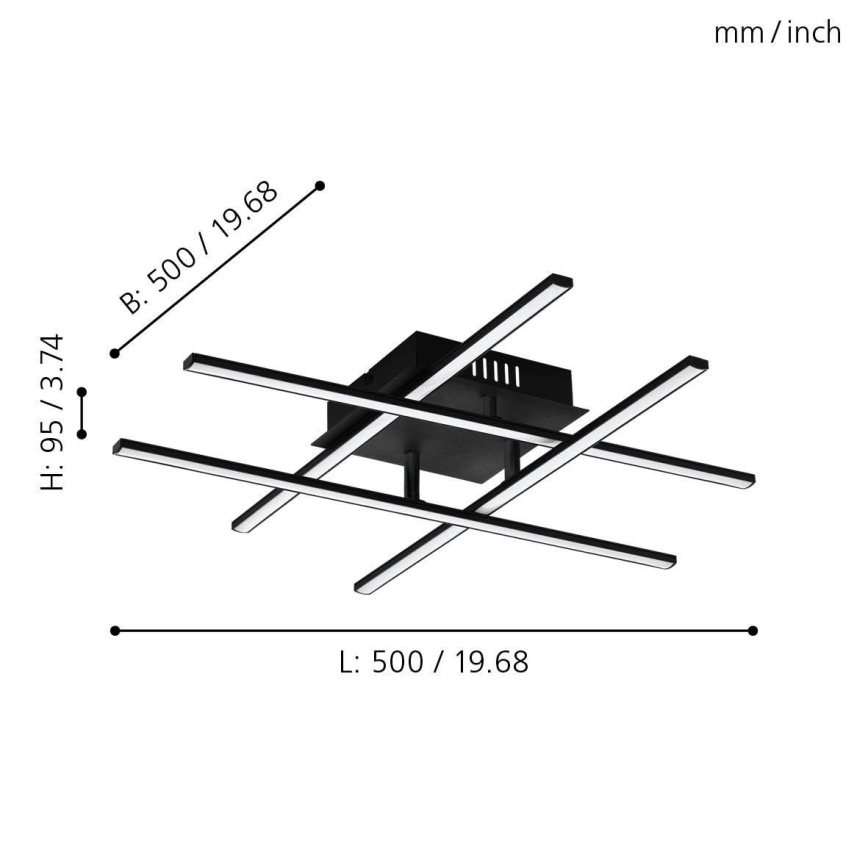 Eglo - Plafón LED LED/5,2W/230V