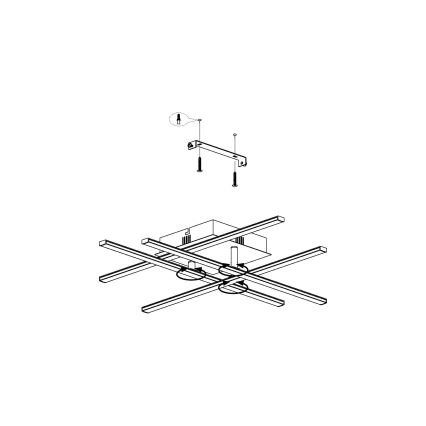 Eglo - Plafón LED LED/5,2W/230V